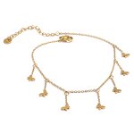 Butterfly Chain Anklet Manufacturer - JINYOU 708 Trendy Stainless Steel Drop