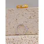 Colorful Zirconia Clips Supplier - JINYOU 030 Sterling Silver 1PC Fashion Clip