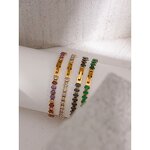 Zirconia Jewelry Set Supplier - JINYOU 584 Trendy Stainless Steel 18K Gold