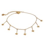 Long Star Anklet Supplier - JINYOU 687 316L Stainless Steel Summer Beach