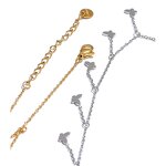 Butterfly Chain Anklet Manufacturer - JINYOU 708 Trendy Stainless Steel Drop