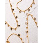 Luxury Zirconia Set Supplier - JINYOU 1204 Waterproof Cubic Zirconia Chain