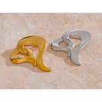 Hollow Heart Brooch Manufacturer - JINYOU 4528 New Arrival Stainless Steel Pin