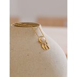 Pearl Zircon Necklace Supplier - JINYOU 5209 New Arrival Simulated Pearl