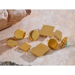 Natural Stone DIY Manufacturer - JINYOU 0055 Stainless Steel Round Square