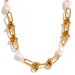 Natural Pearl Set Supplier - JINYOU 241 Fashion Trendy Stainless Steel Chain