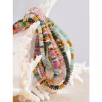 Stone Beads Necklace Manufacturer - JINYOU 4268 Trendy Colorful Waterproof