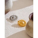 Sunflower Brooch Supplier - JINYOU 4989 New Arrival Metal PVD Waterproof
