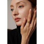 Sun Moon Star Ring Supplier - JINYOU 428 Waterproof Stainless Steel 18K Gold