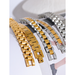 Metal Cuban Bracelet Supplier - JINYOU 280 Men 20cm Stainless Steel Statement