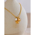 Starfish Crab Necklace Supplier - JINYOU 5214 New Arrival Simulated Pearl