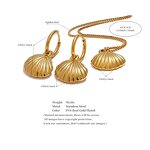 Shell Jewelry Set Manufacturer - JINYOU 815 Trendy Summer Necklace Earrings