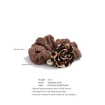 Floral Hair Ties Manufacturer - JINYOU 0028 Fashion Polyester Fabric Leopard