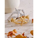 Starfish Shell Cuff Manufacturer - JINYOU 5484 Shape Metal PVD 18K Plated