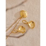 Shell Jewelry Set Manufacturer - JINYOU 815 Trendy Summer Necklace Earrings