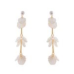 Shell Shape Pendant Earrings Supplier - JINYOU 4183 New Arrivals Stainless Steel