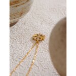 Zircon Snowflake Necklace Manufacturer - JINYOU 5204 New Arrival 18K Gold Plated