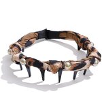 Leopard Print Hairband Manufacturer - JINYOU 0039 Fashionable Pearl Bowknot