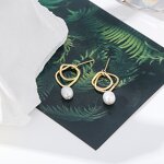 Geometric Minimalist Earrings Manufacturer - JINYOU 942 Fashion Charm Korean