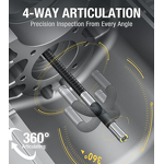 Portable Endoscope Supplier - 4-way 360 Articulating Inspection Camera