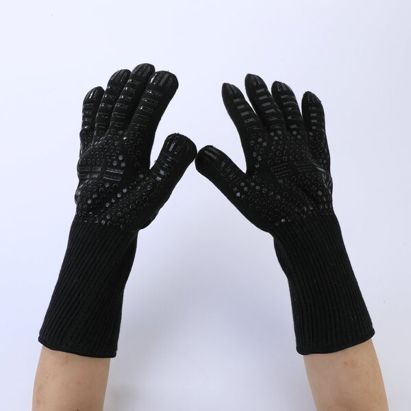 Heat Resistant Grill Gloves Factory - Hot Sale LFGB Food Grade Colorful