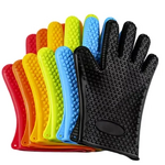 Silicone Grilling Gloves Factory - Non-slip Waterproof Bbq Kitchen Oven