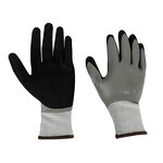 Coated Cut Glove Manufacturer - Cheap Factory 13g Polyester Black Latex