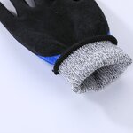 EN388 Hppe Gloves Factory - Ce Black Cut Resistant Impact Construction