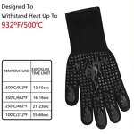 Silicone Barbecue Gloves Supplier - 800 High-quality Deyan Oven Non-slip