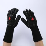 Aramid BBQ Gloves Supplier - Fiber Plus Non-slip Silicone 1472f Extreme
