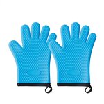 Silicone Grilling Gloves Factory - Non-slip Waterproof Bbq Kitchen Oven