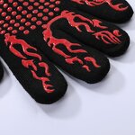 Customized Aramid BBQ Gloves Supplier - Barbecue Cotton Silicone Oven