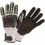 Impact Safety Gloves Supplier - TPR Oilfield Construction Industrial Cut