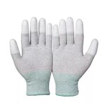 ESD Gloves Supplier - High Quality Top Fit Pu Finger Dipped