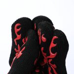 Customized Aramid BBQ Gloves Supplier - Barbecue Cotton Silicone Oven