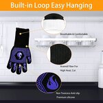 Fireproof BBQ Gloves Factory - Deyan 800 Degree Heat Resistant Silicone