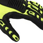 Anti Impact Gloves Supplier - Hot Selling Yellow Mechanic High Performance