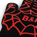 Barbecue Gloves Supplier - Customized Logo Aramid Extreme Heat 800 Degrees