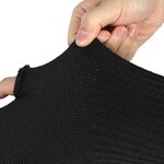 Aramid Anti Cutting Sleeve Manufacturer - Black Long Half Finger Work