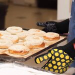 Silicone Heat-resistant Gloves Supplier - Polyester-cotton Double-layer Super-long