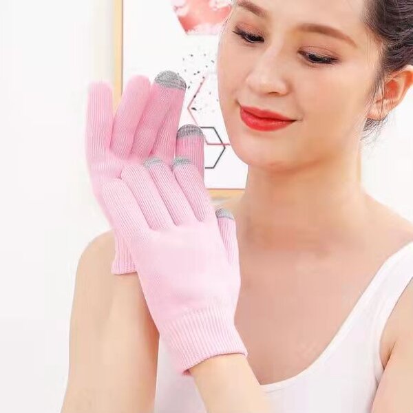 Exfoliating Gel Gloves Supplier - Women Cotton Essential Oil Spa Hands