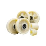 Forklift Accessories Factory - Customizable Pallet Truck Solid Nylon Casters
