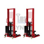 Manual Stacker Supplier - Hand Forklift Truck Custom C Shaped Steel