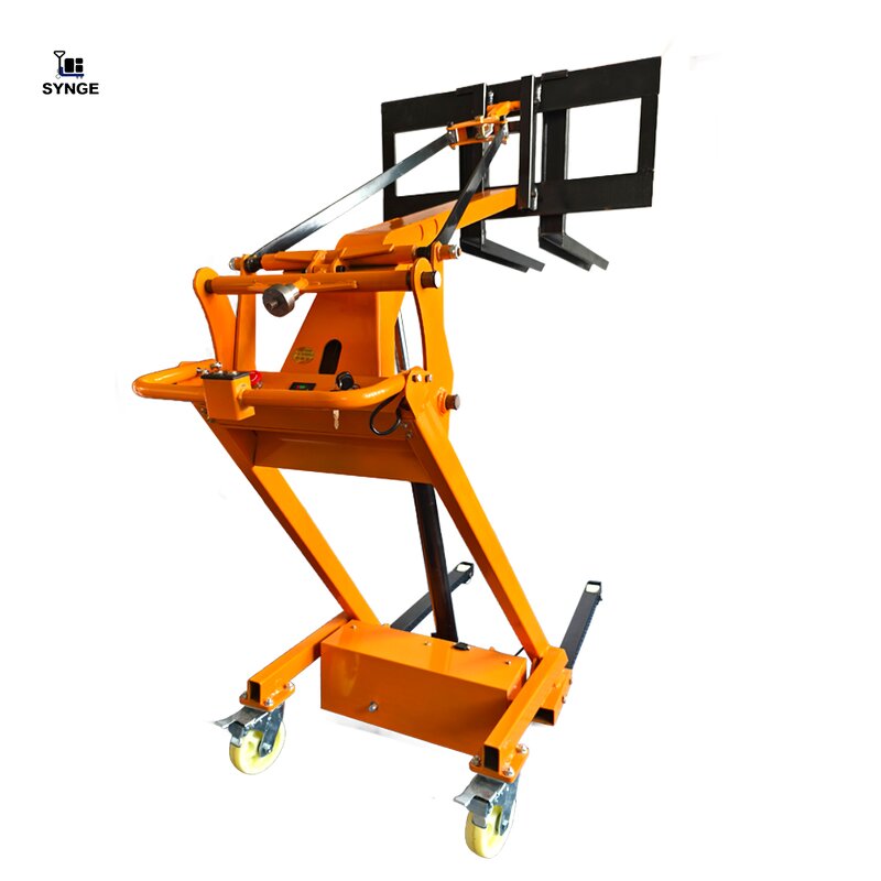 Electric Forklift Factory - 500kg Curved Arm Foldable Vehicle Stacker