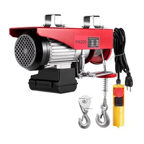 Electric Hoist Supplier - 12m 200kg Industrial Single Rope Remote