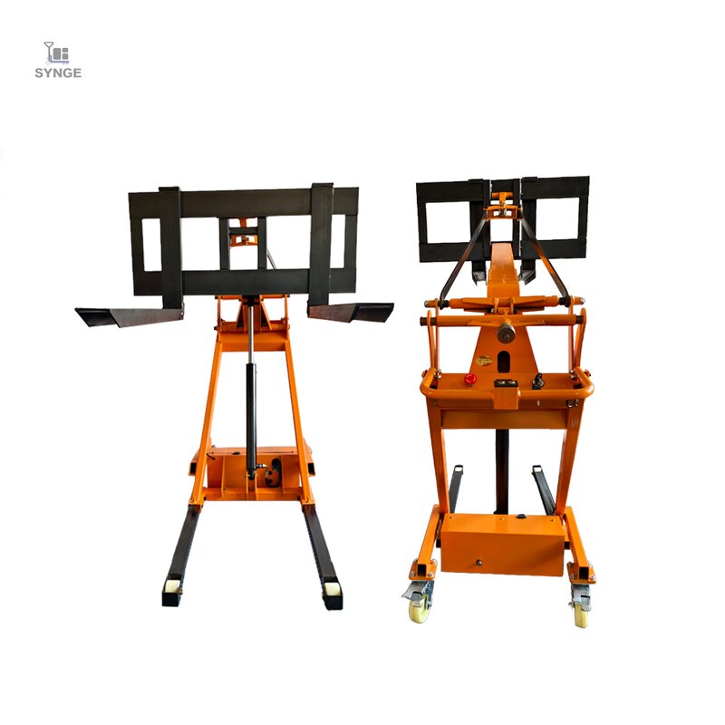 Electric Self-loading Stacker Supplier - 500kg Pallet Truck Self Lift