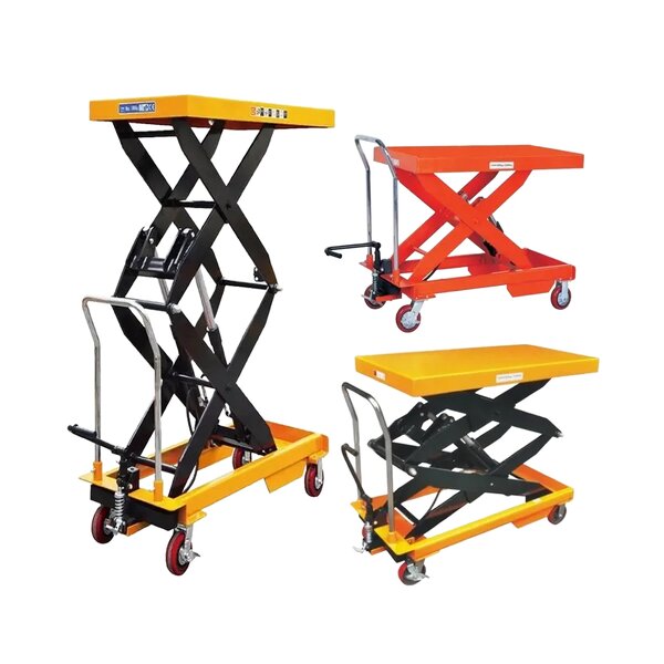 Hydraulic Lift Platform Manufacturer - Double Scissor Manual 150kg