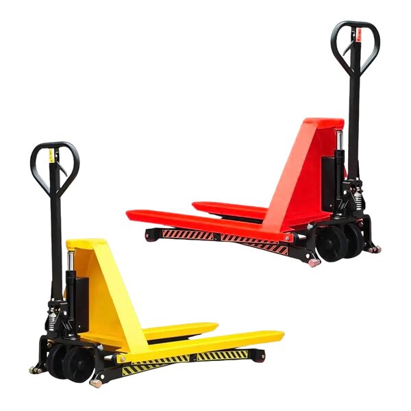 High Lift Pallet Truck Factory - 1ton 1.5ton with PU/Nylon Wheels Offroad