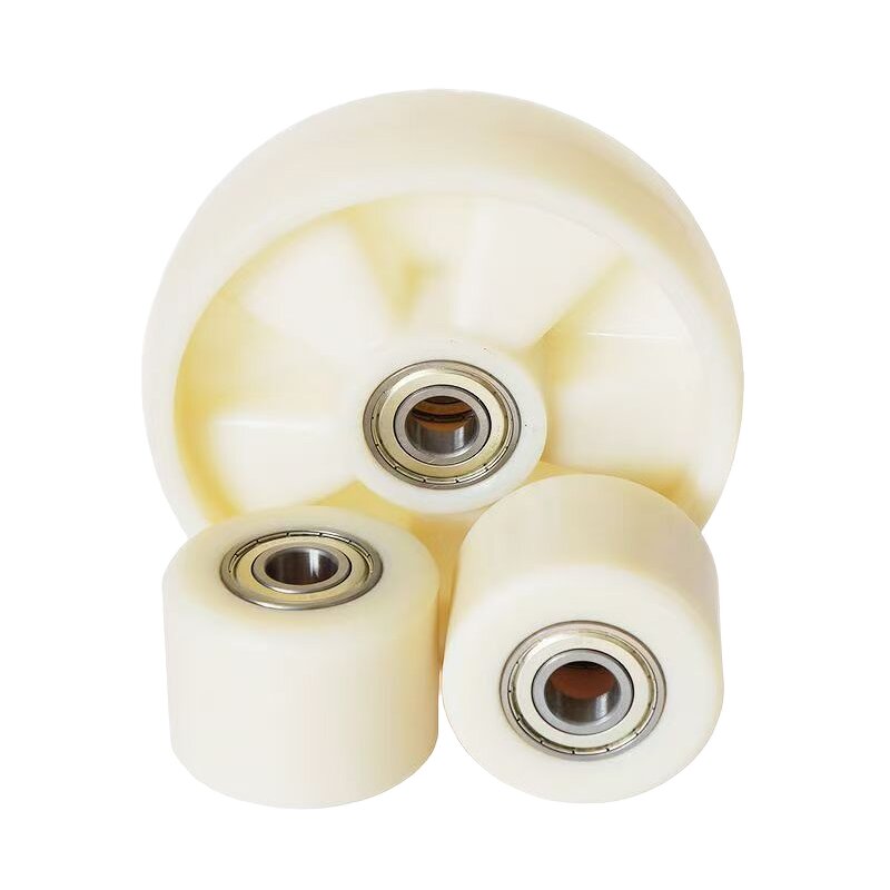 Forklift Accessories Factory - Customizable Pallet Truck Solid Nylon Casters