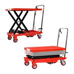 Hydraulic Lift Platform Manufacturer - Double Scissor Manual 150kg